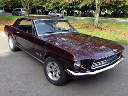 Check Out This Classic Ford 1968 Ford Mustang Coupe Black Cherry V8 Auto Sarah Ford Mustang Coupe Pony Car Mustang Coupe