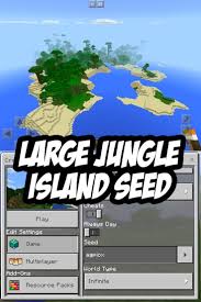 Minecraft seeds are a great way of exploring and sharing amazing worlds generated. Minecraft Pocket Edition Large Jungle Island Seed Agpiox Minecraft Minecraft Seed Minecraft Blueprints