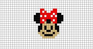 Minnie Mouse Pixel Art Pixel Art Pixel Art Design Lego Art