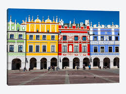 Its main square is on unesco world heritage list. Poland Lubelskie Zamosc Canvas Wall Art By Mikolaj Gospodarek Icanvas