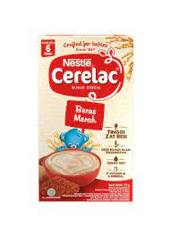 Nasi goreng dibuat dengan nasi putih yang dipadukan dengan bumbu seperti bawang putih, bawang merah, kemiri serta garam dan cabai. Nestle Bubur Cerelac Beras Merah 120g Klikindomaret
