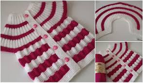 Bebegim Orgulerim Elif Hanimdan Robali Bebek Yelek Yapilisi Nazarca Com Baby Knitting Patterns Orgu Bebek Yelek