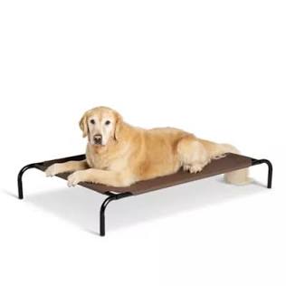 Sturdy frames and taut mesh provide crucial support for large breeds., AI generated