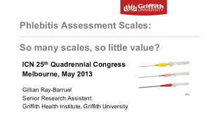 Pdf Phlebitis Assessment Scales So Many Scales So Little