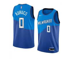 Directly inspired by the on court jersey worn by. Milwaukee Bucks 2021 Rodions Kurucs City Edition Dri Fit Swingman Jersey Blue