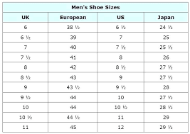 Mexican Shoe Sizes Conversion Kids Size To Us Inspiration