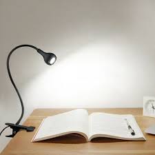 Led Flexible Usb Reading Light Clip On Beside Bed Table Desk Lamp Ebay