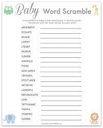 Baby Shower Games That Aren T Cheesy Katie Did What Baby Shower Scramble Baby Shower Wording Baby Shower Fun