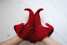 Pointy Peter Pan Crocheted Shoes Crochet Slipper Pattern Crochet Shoes Chunky Crochet
