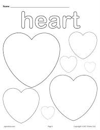 The spruce / wenjia tang take a break and have some fun with this collection of free, printable co. Heart Shape Coloring Pages Discover Free Coloring Pages For Kids To Print Color