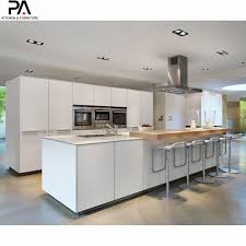 White cabinets lend well to transitional style kitchens by mixing the shaker cabinets' clean lines with wood and metal accents. China Commercial Furniture Modern White High Gloss Kitchen Cabinet China Kitchen Cabinets Kitchen Furniture
