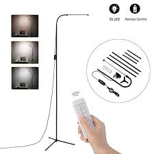 Floor Lamp Merisny Remote Control Beside Lamp For Living Room Led Reading Standing Lamp Dimmable 8w Flexible Goosene Lamps Living Room Floor Lamp Standing Lamp