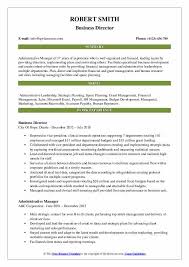 Increase overall sales efficiency and profitability through excellent salesmanship. Business Director Resume Samples Qwikresume
