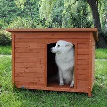 Ware manufacturing's premium plus dog house is the perfect choice for providing your pet with a new home. Wood Dog Houses You Ll Love In 2021 Wayfair