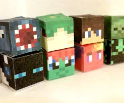 Now you can mine in real life and when i say mine i mean imagen ores: Pixel Papercraft