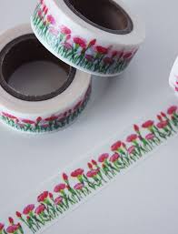 Washi Tape Claveles Porvoletas Washi Cinta Adhesiva Cinta Washi