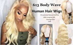 Check spelling or type a new query. Amazon Com Itoday 613 Blonde Body Wave Lace Front Wigs 13x4 Brazilian Human Hair Wigs For Women Hd 613 Blonde Lace Frontal Wigs Pre Plucked With Baby Hair 150 Density 22 Inch