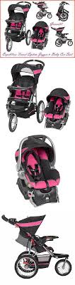 Baby Trend Travel System Expedition Jogger Stroller And Baby Infant Car Seat Bubblegum Buy It Now Only 165 44 Baby Strollers Stroller Awesome Baby Gear