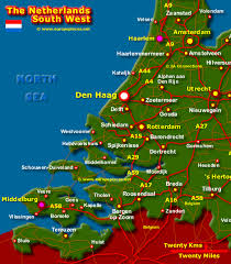 Browse photos and videos of amsterdam. South West Netherlands Map
