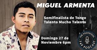 Es oficial Miguel Armenta en VIVO alas 6PM este domingo 27 de Noviembre !  Miguel nos cuenta de su experiencia en Tengo Talento Mucho Talento ! Y nos  habla de su música !