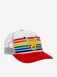 Pokemon Pikachu Rainbow Trucker Hat Trucker Hat Pokemon Pikachu Pikachu