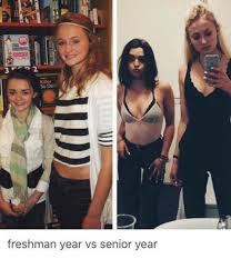 Su Dol Freshman Year Vs Senior Year Meme On Me Me