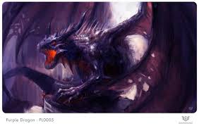 Black And Purple Dragon Pokemon Purple Dragon Playmat Dragon Art Dragon Fairy Art