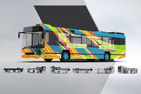 Download 160 Best Bus Mockup Templates Free Premium