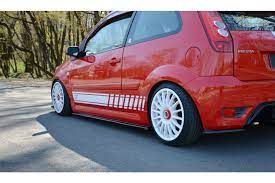 What is the curb weight, 2005 ford fiesta (mk6, 5 door facelift 2005) 1.6 duratorq tdci (90 hp)? Maxtondesign Seitenschweller Fur Ford Fiesta Mk6 St Schwarz Strukturiert Online Kaufen Bei Cfd