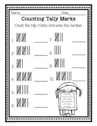 April Tally Marks Freebie Kindergarten And Grade 1 Tally Marks Daily 5 Math Teaching Math