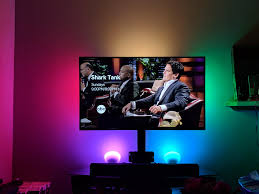 Watching tv in bed can be relaxing. Finally Set Up My Hue Color Lights In The Living Room Worth Every Penny Hue