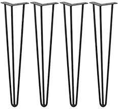 Hairpin Table Legs 30 Heavy Duty Hairpin Legs Set For 4 Heavy Duty Table Legs Black 30 3 Rod Amazon Table Legs Hairpin Leg Table Hairpin Legs Diy