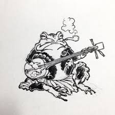 Black And White Frog Tattoo Designs No Photo Description Available Japanese Tattoo Japanese Sleeve Tattoos Japanese Tattoo Art