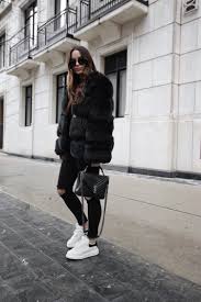 Black And White Alexander Mcqueen Sneakers Black Fur Outfit Alexander Mcqueen Clothing Fashion Alexander Mcqueen Sneakers