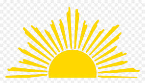 The best ressource of free sunshine clipart art images and png with transparent background to download. Transparent Sun Graphic Png Rising Sun Half Sun Clipart Png Download Vhv