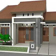 Taman cukup berupa hamparan rumput hijau yang mengelilinngi rumah memberikan kesan fresh dan segar. Rumah Idaman Sederhana Di Desa Klikbuzz
