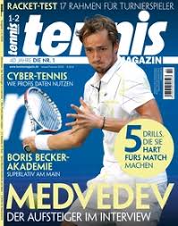 Daniil medvedev wearing the bovet ottantasei tourbillon. Tennis Magazin Ausgabe 01 2020