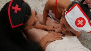 Jada Kai Naughty Nurse Roleplay Threesome With My GFs Stepmom