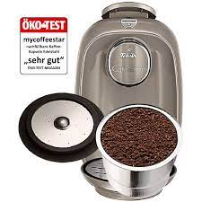 Most coffee pods work in different branded machines, although you may need an adaptor so check how easy you can buy the pods, before settling on a machine. Mycoffeestar Reusable Capsules Nespresso Vertuo Dolce Gusto Tchibo