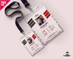 Create an identification card for your company with editable templates Download Office Photo Identity Card Free Psd Psddaddy Com