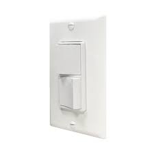 2 Pack Bestten Double On Off Light Switch Single Pole Ac Combination Interrupter 15a 120 277v Dual Control Paddle Rocker Grounding Residential Commercial Grade Wall Plate Included White