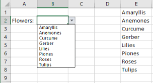 Creating A Drop Down List In A Cell Microsoft Excel 2016