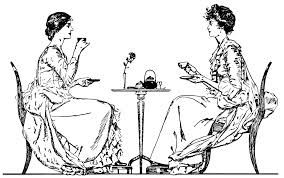 Black And White Table And Chair Clipart Victorian Tea Time Free Clip Art Free Clip Art Clip Art Tea Art