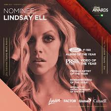 LINDSAY ELL: MOST NOMINATED FEMALE ARTIST AT 2021 CANADIAN COUNTRY MUSIC  ASSOCIATION AWARDS WITH FIVE NOMINATIONS