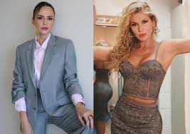 Expressões de Lívia Andrade no 'Domingão' são notadas por internautas, e treta com Ana Paula Renault é relembrada