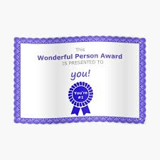 Wonderful Person Award