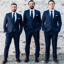 Whether you're looking for a navy blue wedding tux or a fancy navy blue prom tuxedos, we have you covered. Fashion Custom Made Navy Blue Men Suit Best Men Groom Navy Blue Wedding Tuxedos Formal Suits Business Men Wear Jacket Pants Tie Navy Blue Men Suit Blue Man Suitbest Men Suits Aliexpress