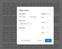 Go to the file > print menu from above, click the scale dropdown menu and choose the fit to width option. Change To Landscape Orientation In Google Docs