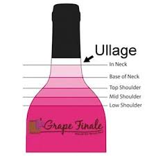 It S Grape Finale Wine Sense Wednesday Ullage Refers To The Amount Of Wine Missing From The Bottle Due To Slow Ev Wine Making Equipment Grape Uses Wine Aging