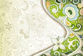 Vector illustration of red hearts pattern on white background. Abstract Green Floral Background Stock Vector Freeimages Com